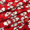Japanese-style Japanese-style printed cute cartoon Maneki Neko fabric, all-cotton gold-embossed bag, DIY handmade fabric, gold powder fabric Specification image